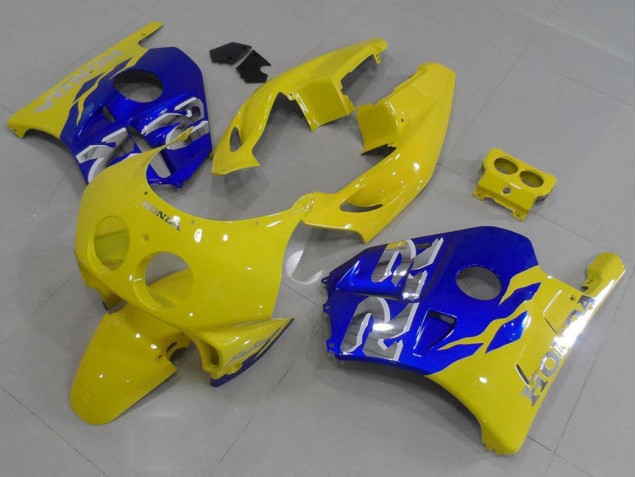 Carénage Moto Honda CBR 250 RR MC22 91-98 - Jaune Bleu Carénage Moto Honda CBR 250 RR MC22 91-98 - Jaune Bleu