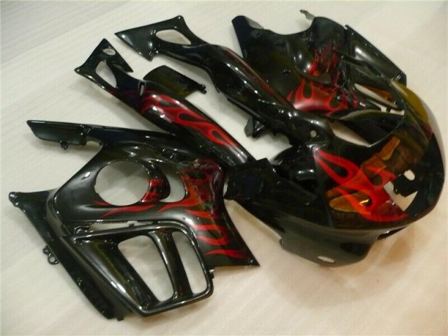 Carénages Moto Honda CBR 600 F3 95-98 - Noir Rouge Flamme Carénages Moto Honda CBR 600 F3 95-98 - Noir Rouge Flamme
