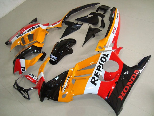Carénage Moto Honda CBR 600 F3 95-98 - Orange Noir Repsol Carénage Moto Honda CBR 600 F3 95-98 - Orange Noir Repsol