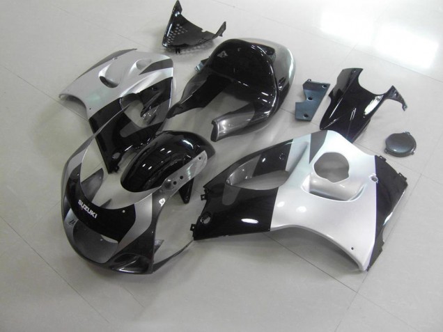 Carénage Moto Suzuki GSXR 600 96-00 - Argent Gris No Décalque Carénage Moto Suzuki GSXR 600 96-00 - Argent Gris No Décalque