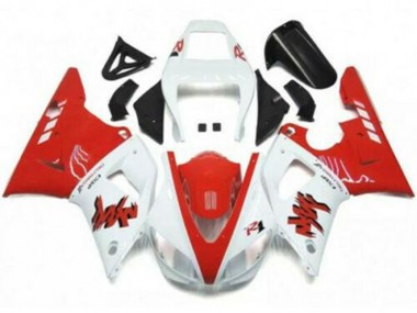 Carénage Moto Yamaha R1 98-99 - Rouge Blanc Bon Marché