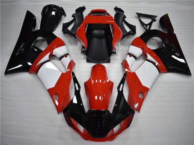 Carénage Moto Yamaha R6 98-02 - Noir Blanc Carénage Moto Yamaha R6 98-02 - Noir Blanc