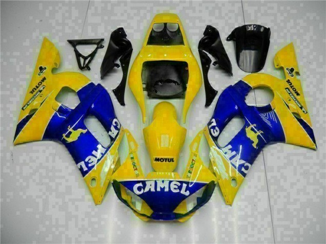 Carénage Moto Yamaha R6 98-02 - Jaune Bleu Carénage Moto Yamaha R6 98-02 - Jaune Bleu