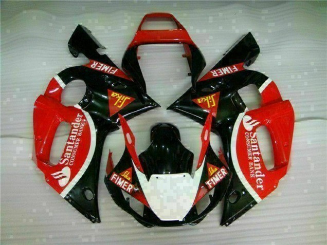 Carénages Moto Yamaha R6 98-02 - Rouge Noir Carénages Moto Yamaha R6 98-02 - Rouge Noir