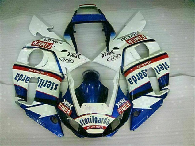 Carrosserie Moto Yamaha R6 98-02 - Bleu Blanc Carrosserie Moto Yamaha R6 98-02 - Bleu Blanc