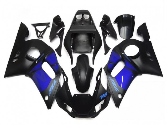 Carénage Moto Yamaha R6 98-02 - Bleu Noir Carénage Moto Yamaha R6 98-02 - Bleu Noir