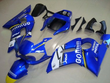 Carénage Moto Yamaha R6 98-02 - Bleu Go Motul Bon Marché