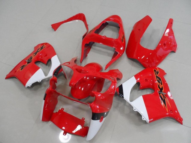 Carénage Moto Kawasaki ZX9R 00-01 - Rouge et Blanc Carénage Moto Kawasaki ZX9R 00-01 - Rouge et Blanc