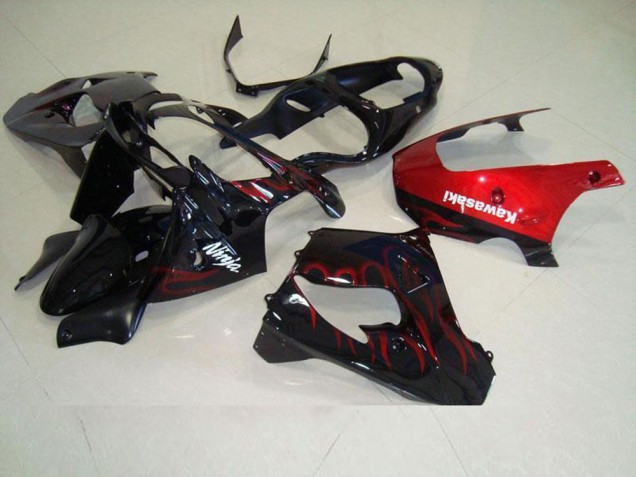 Carénage Moto Kawasaki ZX9R 00-01 - Rouge Flamme Carénage Moto Kawasaki ZX9R 00-01 - Rouge Flamme