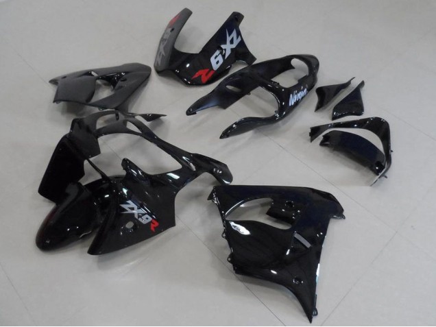 Carénage Moto Kawasaki ZX9R 00-01 - Noir avec Gris Décalque Carénage Moto Kawasaki ZX9R 00-01 - Noir avec Gris Décalque