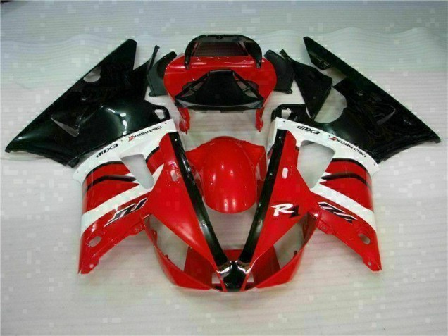 Kit Carénages Motos Complet Yamaha R1 00-01 - Rouge Kit Carénages Motos Complet Yamaha R1 00-01 - Rouge