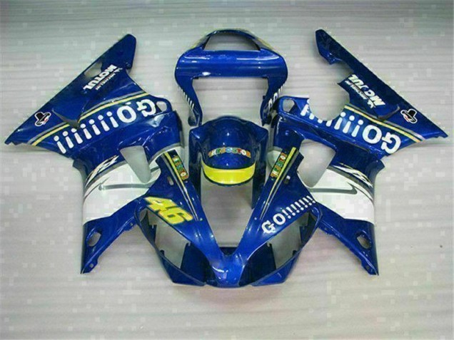 Kit Carénages Motos Complet Yamaha R1 00-01 - Bleu Kit Carénages Motos Complet Yamaha R1 00-01 - Bleu
