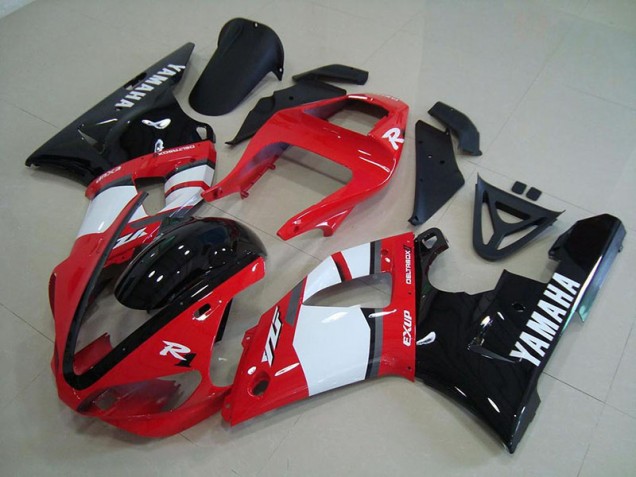 Carénage Moto Yamaha R1 00-01 - Rouge Noir Blanc Carénage Moto Yamaha R1 00-01 - Rouge Noir Blanc