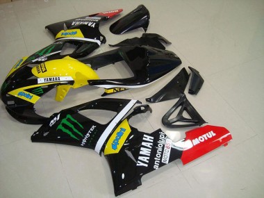 Carénages Moto Yamaha R1 00-01 - Jaune Monster Bon Marché