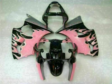 Carénage Moto Kawasaki ZX6R 00-02 - Rose Bon Marché