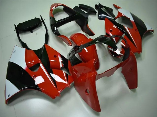 Carénage Moto Kawasaki ZX6R 00-02 - Rouge Noir Blanc Carénage Moto Kawasaki ZX6R 00-02 - Rouge Noir Blanc