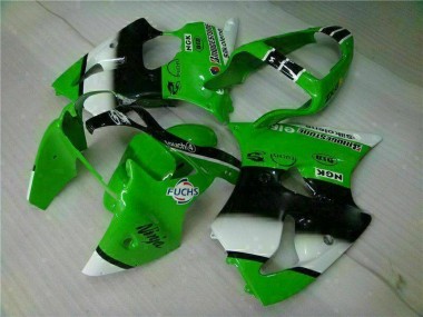 Carénages Moto & Carrosserie Kawasaki ZX6R 00-02 - Vert Noir Bon Marché