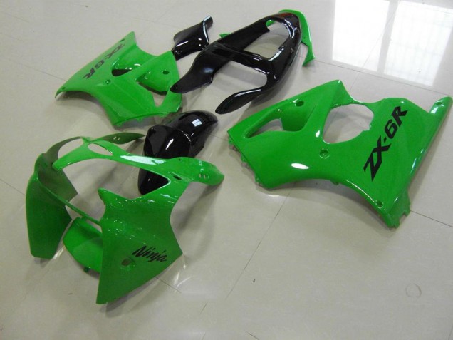 Carénage Moto Kawasaki ZX6R 00-02 - Vert Noir Tail Carénage Moto Kawasaki ZX6R 00-02 - Vert Noir Tail