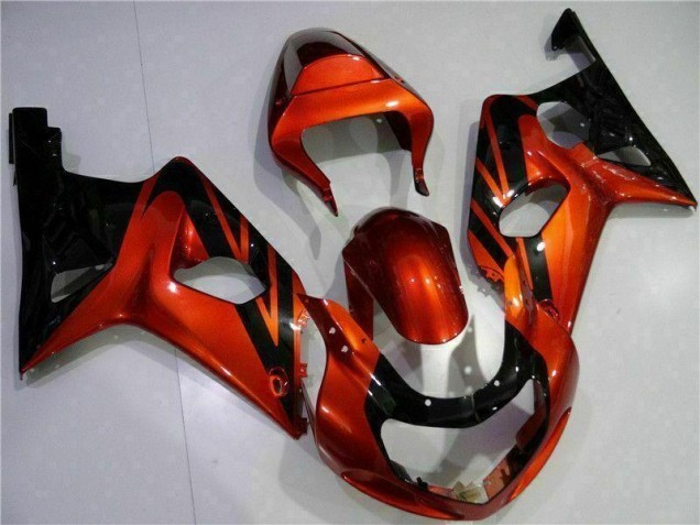 Carénage Moto Suzuki GSXR 1000 K1 00-02 - Orange Noir Carénage Moto Suzuki GSXR 1000 K1 00-02 - Orange Noir