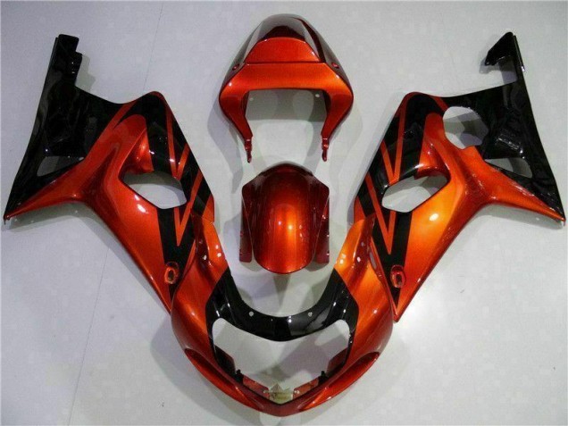 Carénage Moto Suzuki GSXR 1000 K1 00-02 - Orange Noir Carénage Moto Suzuki GSXR 1000 K1 00-02 - Orange Noir