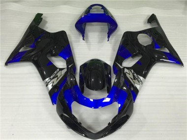 Carénage Moto Suzuki GSXR 1000 K1 00-02 - Bleu Noir Bon Marché