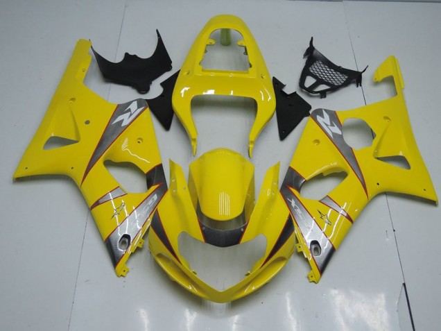 Carénage Moto Suzuki GSXR 1000 K1 00-02 - Jaune et Gris Carénage Moto Suzuki GSXR 1000 K1 00-02 - Jaune et Gris