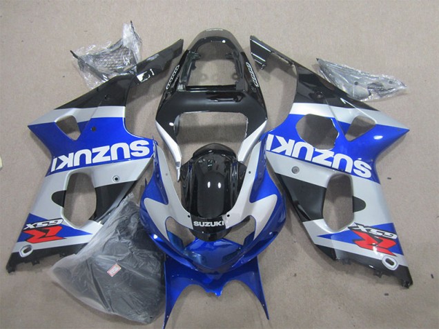 Carénages Moto Suzuki GSXR 1000 K1 00-02 - Bleu Blanc Décalque Carénages Moto Suzuki GSXR 1000 K1 00-02 - Bleu Blanc Décalque