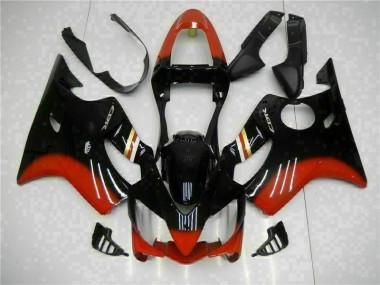 Carénage Moto Honda CBR 600 F4i 01-03 - Rouge Noir Bon Marché