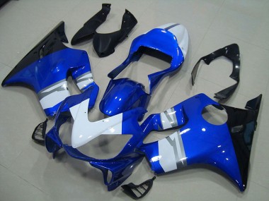 Carénage Moto Honda CBR 600 F4i 01-03 - Blanc Bleu Noir Bon Marché