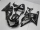 Carénage Moto Suzuki GSXR 600 / 750 K1 K2 K3 01-03 - Noir Blanc Flamme Carénage Moto Suzuki GSXR 600 / 750 K1 K2 K3 01-03 - Noir Blanc Flamme