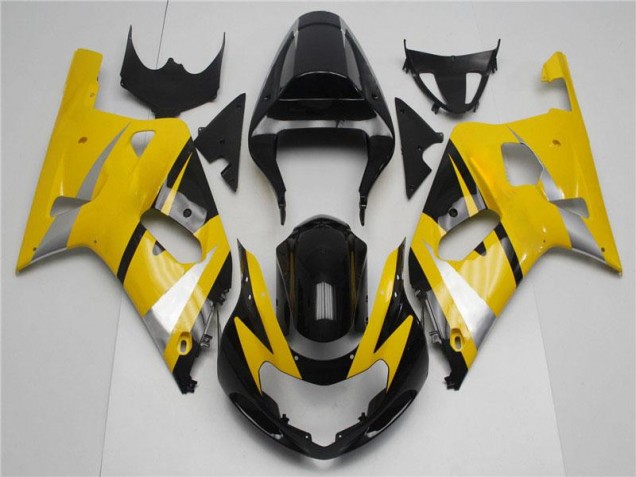 Carénages Moto Suzuki GSXR 600 / 750 K1 K2 K3 01-03 - Jaune Noir Carénages Moto Suzuki GSXR 600 / 750 K1 K2 K3 01-03 - Jaune Noir