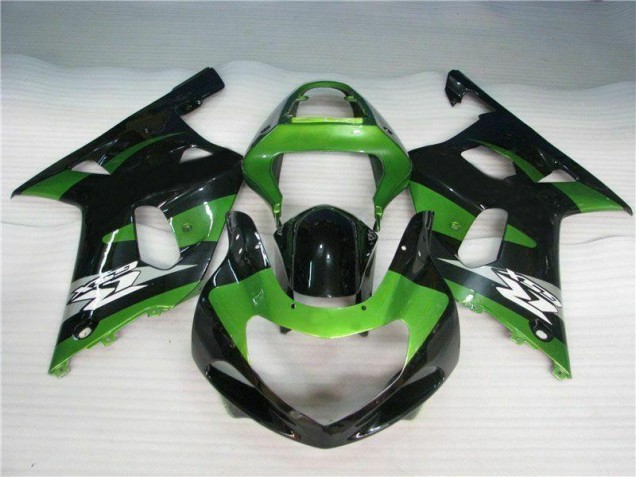 Carénage Moto Suzuki GSXR 600 / 750 K1 K2 K3 01-03 - Vert Noir Carénage Moto Suzuki GSXR 600 / 750 K1 K2 K3 01-03 - Vert Noir