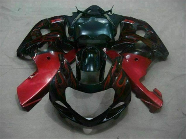 Carénage Moto Suzuki GSXR 600 / 750 K1 K2 K3 01-03 - Noir Rouge Carénage Moto Suzuki GSXR 600 / 750 K1 K2 K3 01-03 - Noir Rouge