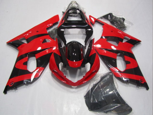 Carénage Moto Suzuki GSXR 600 K1 K2 K3 01-03 - Noir Rouge Carénage Moto Suzuki GSXR 600 K1 K2 K3 01-03 - Noir Rouge
