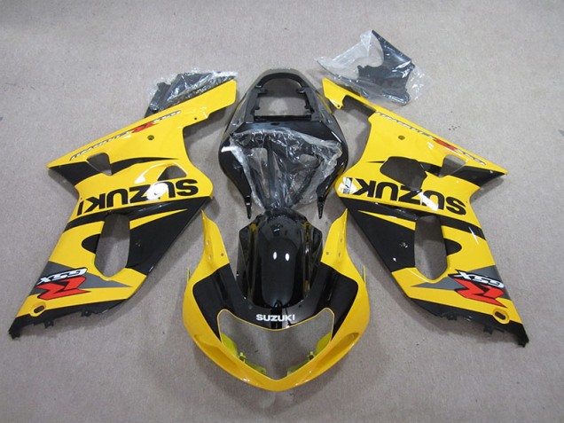 Carénage Moto Suzuki GSXR 600 K1 K2 K3 01-03 - Jaune Noir