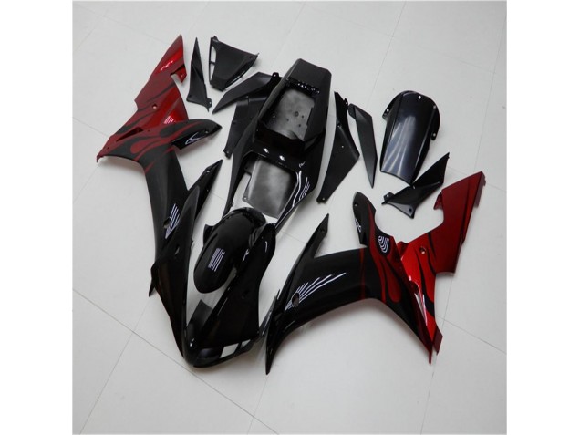 Carénage Moto Yamaha R1 02-03 - Noir Rouge Carénage Moto Yamaha R1 02-03 - Noir Rouge