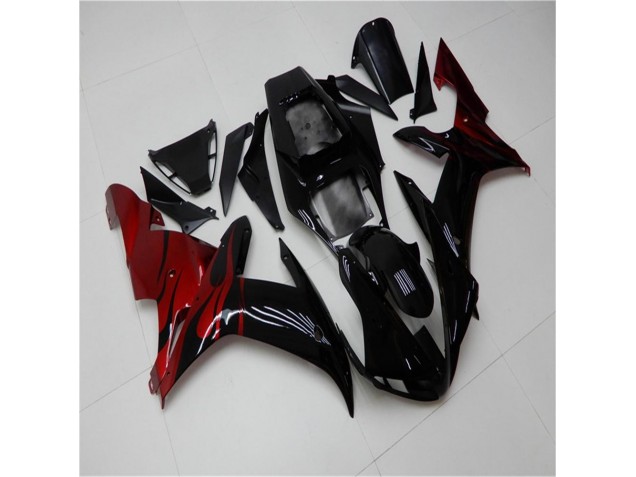 Carénage Moto Yamaha R1 02-03 - Noir Rouge Carénage Moto Yamaha R1 02-03 - Noir Rouge