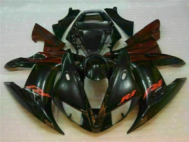 Carénage Moto ABS Yamaha R1 02-03 - Noir Bon Marché