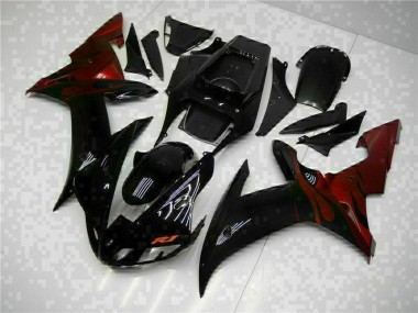 Carenages Moto & Carrosserie Yamaha R1 02-03 - Noir Bon Marché