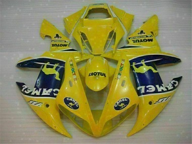 Carénage Moto Yamaha R1 02-03 - Jaune Bon Marché