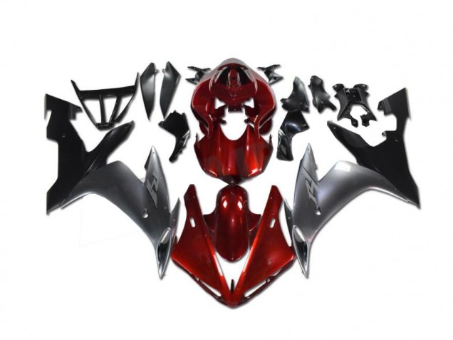 Carénage Moto Yamaha R1 02-03 - Rouge Gris Noir Carénage Moto Yamaha R1 02-03 - Rouge Gris Noir