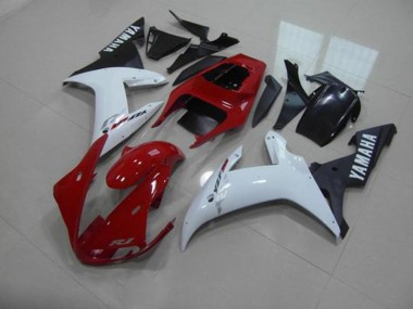 Carénage Moto Yamaha R1 02-03 - Rouge Blanc Noir Bon Marché