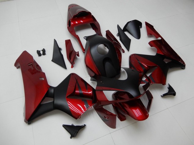 Carrosserie Moto Honda CBR 600 RR 03-04 - Rouge Noir Carrosserie Moto Honda CBR 600 RR 03-04 - Rouge Noir