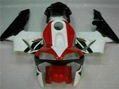 Carénage Moto Honda CBR 600 RR 03-04 - Rouge Blanc Bon Marché