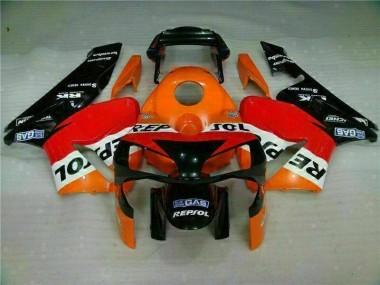Carénage Moto Honda CBR 600 RR 03-04 - Orange Repsol Bon Marché