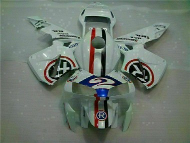 Carénage Moto Honda CBR 600 RR 03-04 - Blanc Bleu R 2 Bon Marché