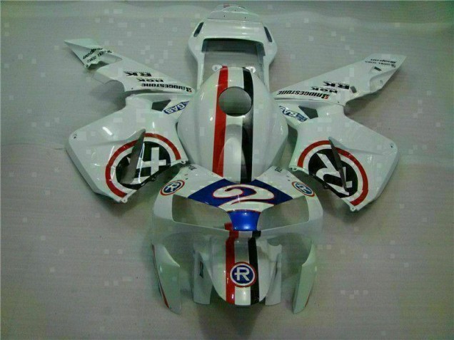 Carénage Moto Honda CBR 600 RR 03-04 - Blanc Bleu R 2 Carénage Moto Honda CBR 600 RR 03-04 - Blanc Bleu R 2