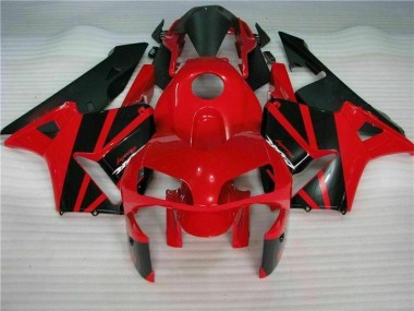 Kit Carénages Motos Honda CBR 600 RR 03-04 - Rouge Noir Bon Marché