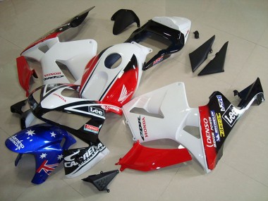 Carénage Moto Honda CBR 600 RR 03-04 - Blanc Noir Rouge Lee Bon Marché
