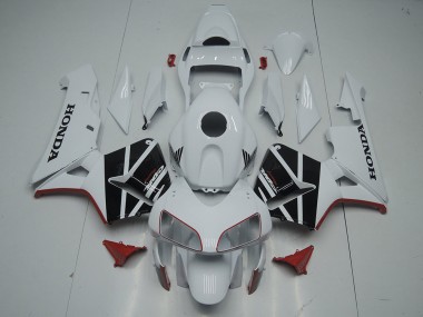 Carénage Moto Honda CBR 600 RR 03-04 - Blanc Noir Bon Marché
